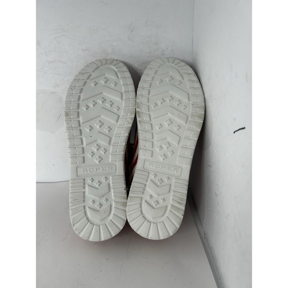 Roper Casual Shoes Womens Hang Loose Flag Red 09-021-1793-2982‎ RE   Sz 8.5 - Picture 6 of 7